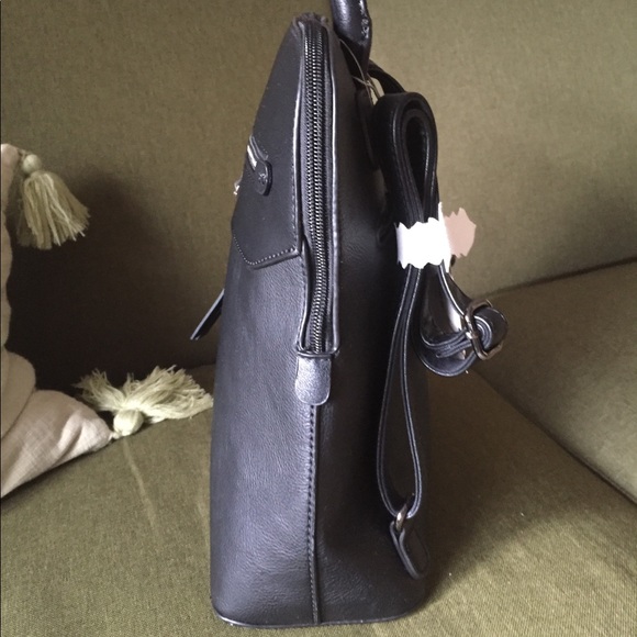 ⭐️SOLD⭐️NWTs David Jones Black Knapsack Bag - Picture 4 of 7